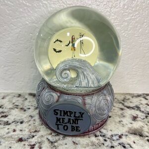 Nightmare Before Christmas Jack Skellington Snow Globe‎ Disney Jackie Snow Gray